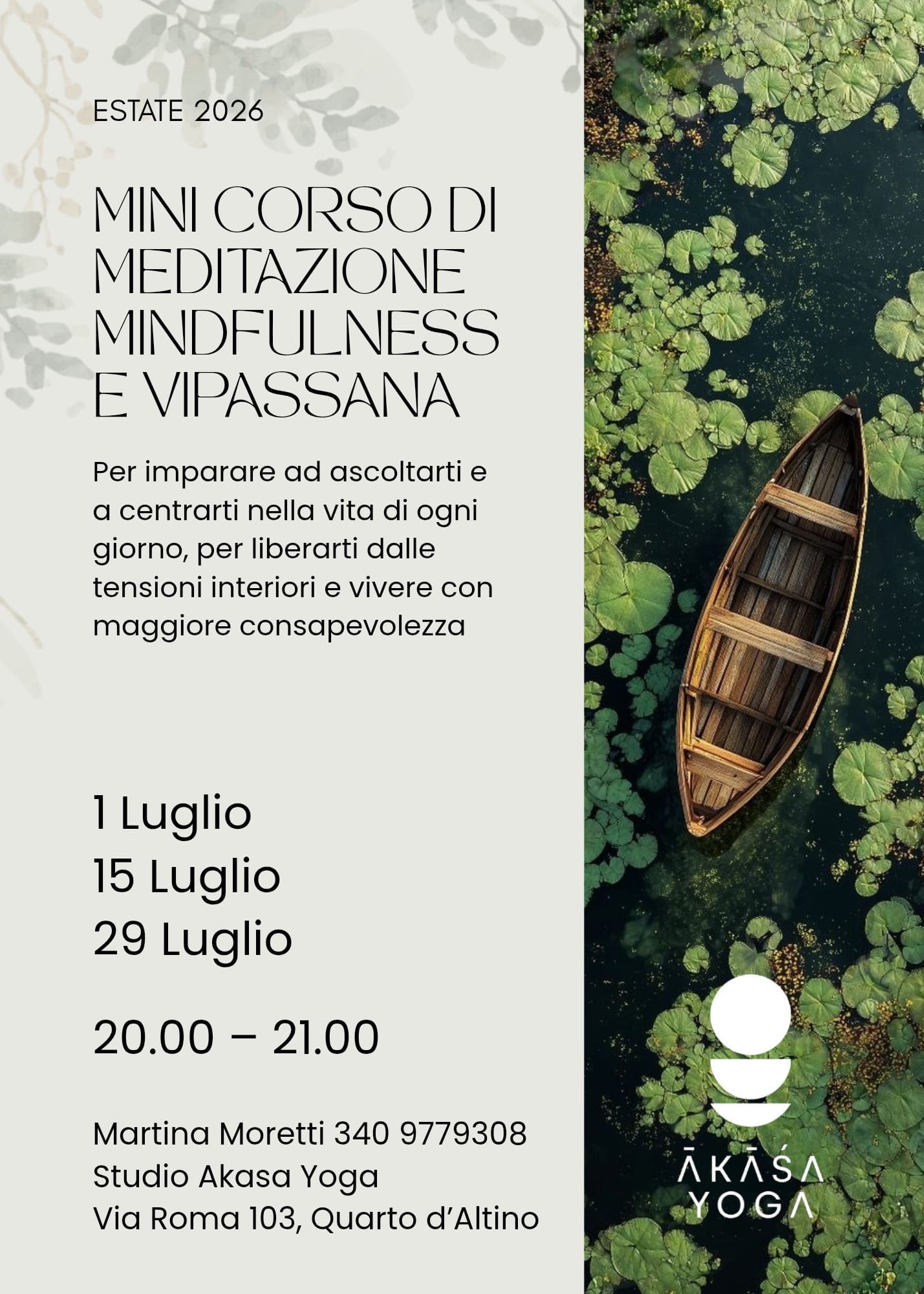Mini corso meditazione
