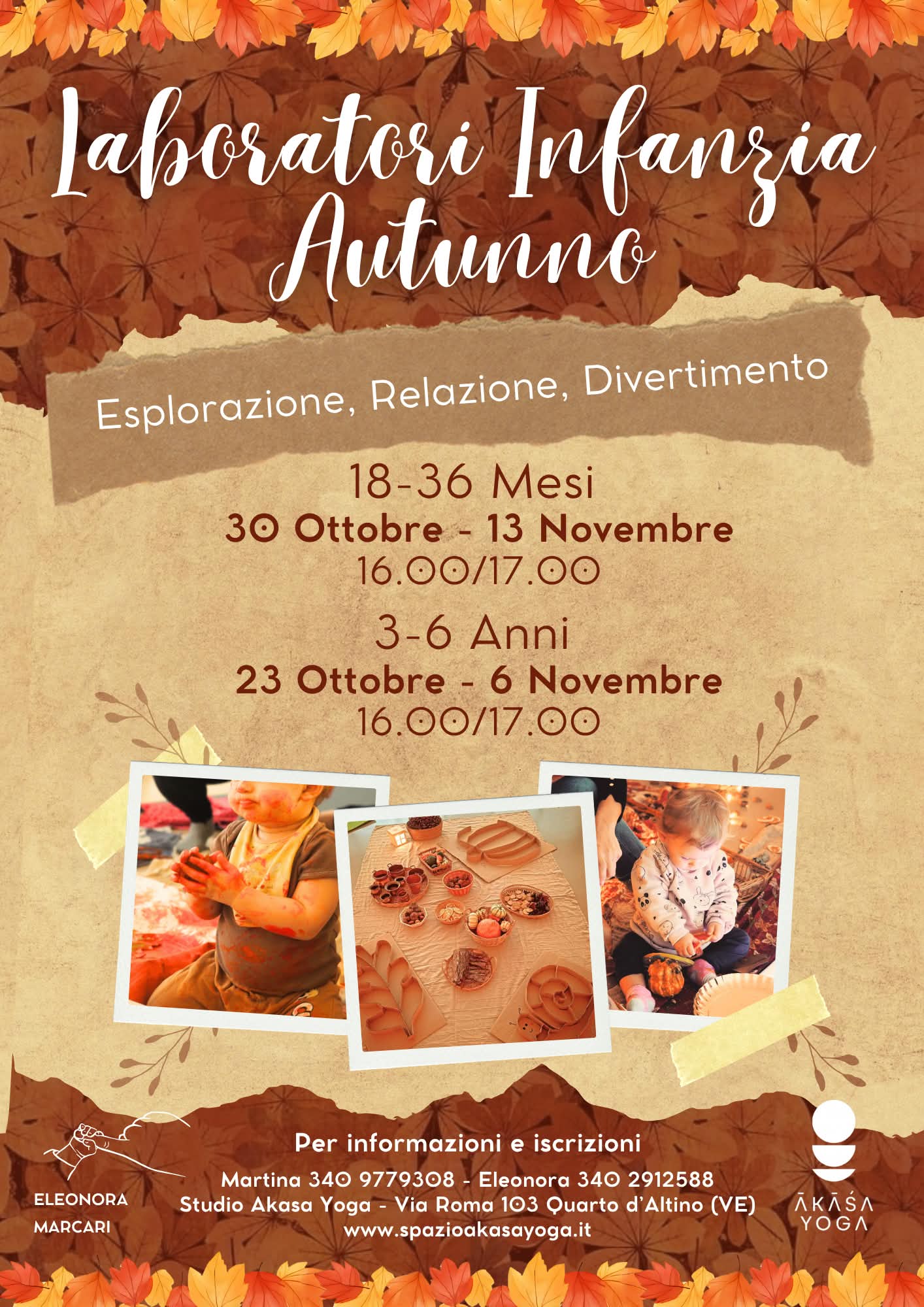 Laboratori infanzia autunno